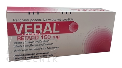 VERAL RETARD 100 mg tbl plg (blis.PVC/Al) 3x10 ks (30 ks)