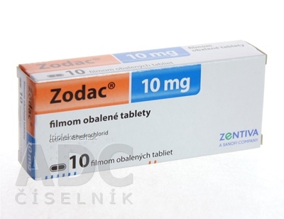 Zodac tbl flm 10 mg (blis.PVC/PVDC/Al) 1x10 ks