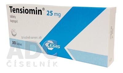 Tensiomin 25 mg tbl (blis.OPA/Al/PVC/Al) 1x30 ks