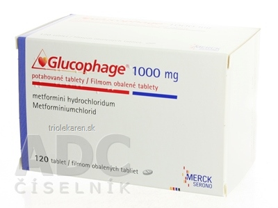 GLUCOPHAGE 1000 mg tbl flm (blister PVC/Al) 1x120 ks