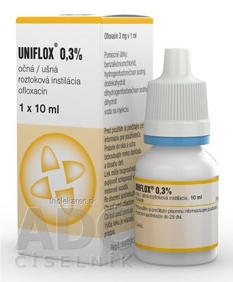 UNIFLOX 0,3 % int opt (PE) 1x10 ml