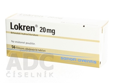 Lokren 20 mg tbl flm (blis.PVC/Al) 1x56 ks