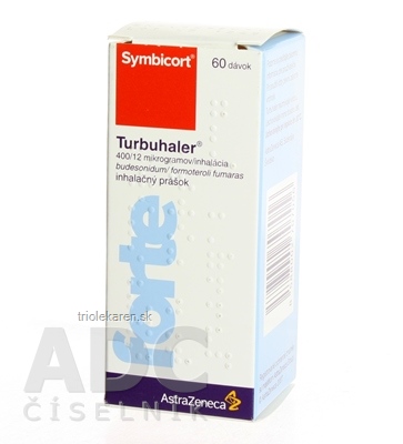 Symbicort Turbuhaler forte 400/12 mikrogramov plv inh 1x60 dávok