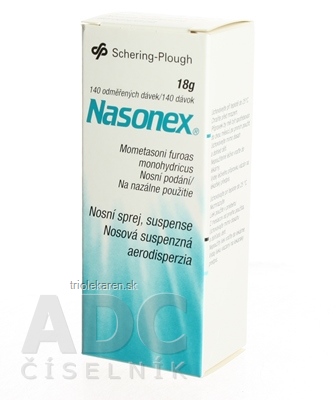 NASONEX aer nau 1x18 g/140 dávok (fľ.HDPE s dávkovačom) 1x1 lag