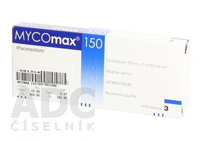 MYCOmax 150 cps dur 150 mg 1x3 ks