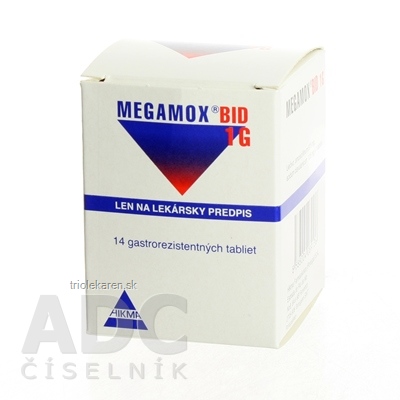 MEGAMOX BID 1 g tbl flm (fľ.HDPE) 1x14 ks