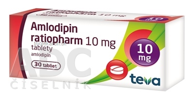 Amlodipin ratiopharm 10 mg tbl (bli.) 1x30 ks