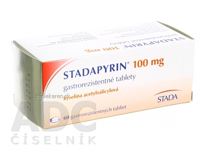 STADAPYRIN 100 mg tbl ent (blis.PVC/Al) 1x60 ks