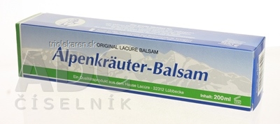 Primavera Alpenkräuter Balsam balzam z Alpských bylín 1x200 ml