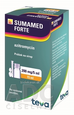 SUMAMED FORTE plv sir 200 mg/5 ml (fľ.HDPE) 1x15 ml