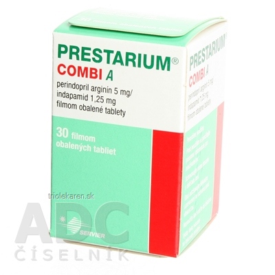 PRESTARIUM COMBI A tbl flm 5 mg/1,25 mg (obal PP biely) 1x30 ks