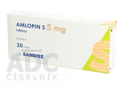 AMLOPIN S 5 mg tablety tbl (bli.PVC/Al) 1x30 ks