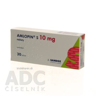 AMLOPIN S 10 mg tablety tbl (bli.PVC/Al) 1x30 ks