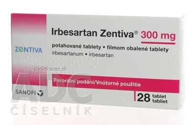 Irbesartan Zentiva 300 mg tbl flm (blis.PVC/PVDC/Al) 1x28 ks