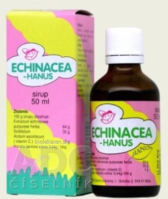 HANUS ECHINACEA DETSKÝ SIRUP 1x50 ml