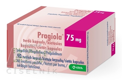 Pragiola 75 mg tvrdé kapsuly cps dur (blis.) 1x90 ks