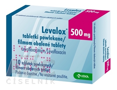 Levalox 500 mg tbl flm (blis.PVC/PE/PVDC/Al) 1x10 ks