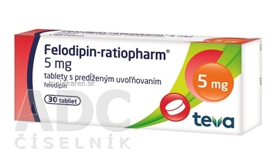 Felodipin-ratiopharm  5 mg tbl plg 1x30 ks