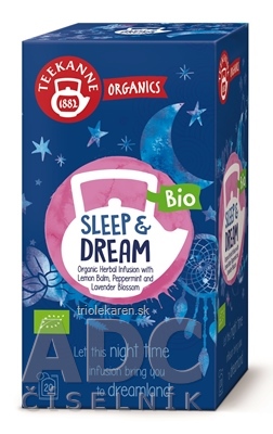 TEEKANNE ORGANICS BIO SLEEP & DREAM bylinný čaj 20x1,7 g (34 g)