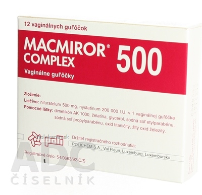 MACMIROR COMPLEX 500 cps vam 500 mg (blis.Al/PVC/PVDC) 1x12 ks