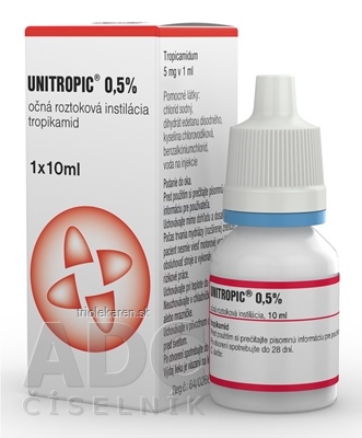 UNITROPIC 0,5% int opo (fľ.PE s kvapkadlom) 1x10 ml