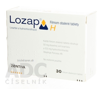 Lozap H tbl flm 1x30 ks