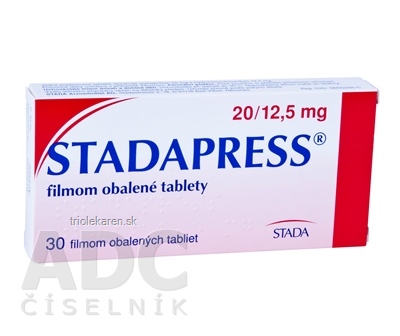 STADAPRESS 20/12,5 mg tbl flm 1x30 ks