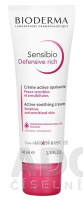 BIODERMA Sensibio Defensive rich krém 1x40 ml