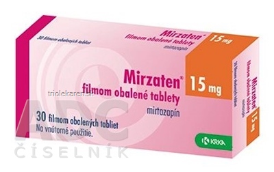 Mirzaten 15 mg tbl flm (blis.PVC/PVDC/Al) 1x30 ks