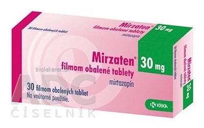 Mirzaten 30 mg tbl flm (blis.PVC/PVDC/Al) 1x30 ks