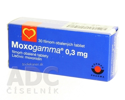 MOXOGAMMA 0,3 mg tbl flm 1x30 ks