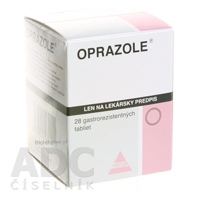 OPRAZOLE tbl ent 20 mg (liek.HDPE) 1x28 ks