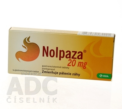 Nolpaza 20 mg tbl ent (blis. OPA/Al/PVC/Al) 1x14 ks