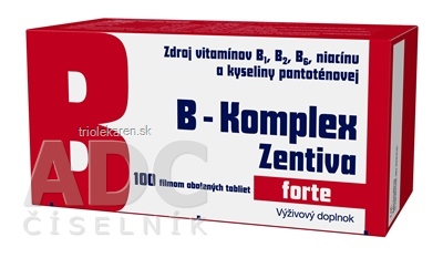 B-Komplex forte Zentiva tbl flm 1x100 ks