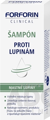 FORFORIN ŠAMPÓN PROTI LUPINÁM mastné lupiny 1x200 ml