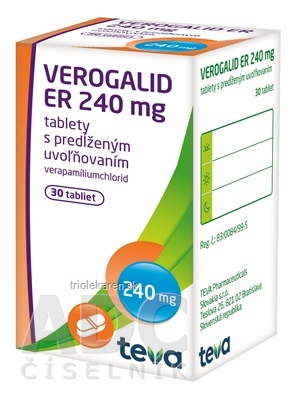 VEROGALID ER 240 mg tbl plg (liek.PE) 3x10 ks (30 ks)