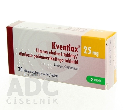 Kventiax 25 mg tbl flm (blis.PVC/Al) 1x30 ks