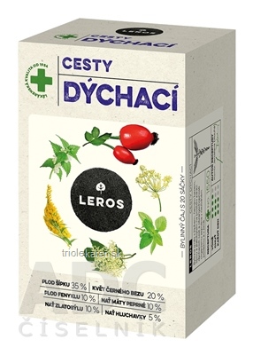 LEROS DÝCHACIE CESTY nálevové vrecká (inov. 2021) 20x1,5 g (30 g)