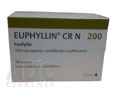 Euphyllin CR N 200 cps plg 200 mg (blis.PVC/PVDC/Al) 1x50 ks