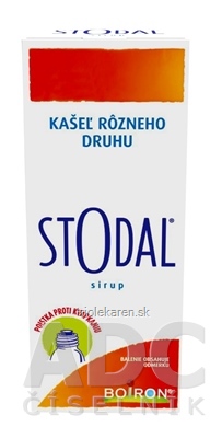 STODAL sir (fľ.skl.hnedá s poistkou proti kvapkaniu) 1x200 ml