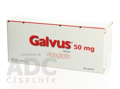 Galvus 50 mg tbl 50 mg 1x60 ks