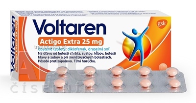 Voltaren Actigo Extra 25 mg tbl obd (blis.PVC/PE/PVDC/Al) 1x20 ks