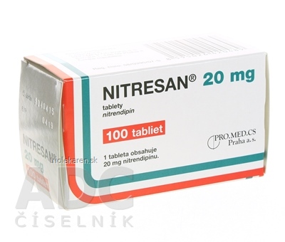 NITRESAN 20 mg tbl (blis. Al/PVC) 1x100 ks