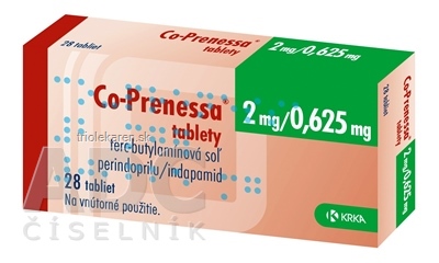 Co-Prenessa 2 mg /0,625 mg tbl (PVC/PE/PVDC/Al) 1x28 ks