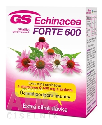 GS Echinacea FORTE 600 tbl 1x30 ks