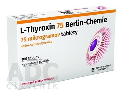 L-Thyroxin 75 Berlin-Chemie tbl 1x100 ks