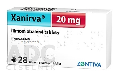 Xanirva 20 mg tbl flm (blis.PVC/Al) 1x28 ks