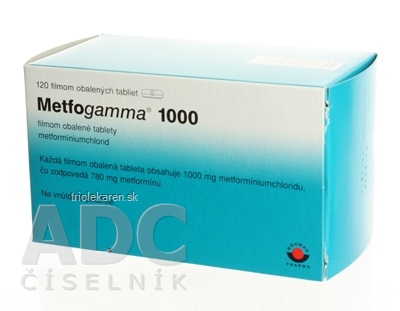 METFOGAMMA 1000 tbl flm (blis.PVC/Al) 1x120 ks