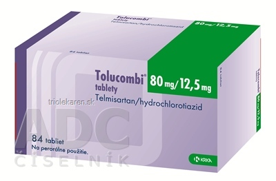 Tolucombi 80 mg/12,5 mg tablety tbl (blis.OPA/Al/PVC/Al) 1x84 ks