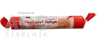 Dobré z SK HROZNOVÝ CUKOR príchuť POMARANČ pastilky, s vit. C, 1x39 g